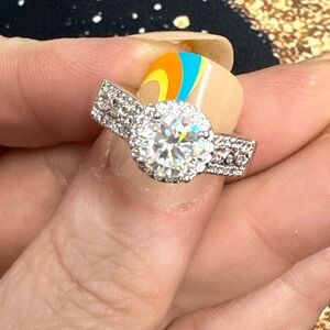 Dazzling 1.2ct Moissanite Ring